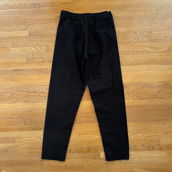 Jesse Kamm ranger pant high waisted black organic cotton 225 cali slims sailor 6 - Picture 11 of 12